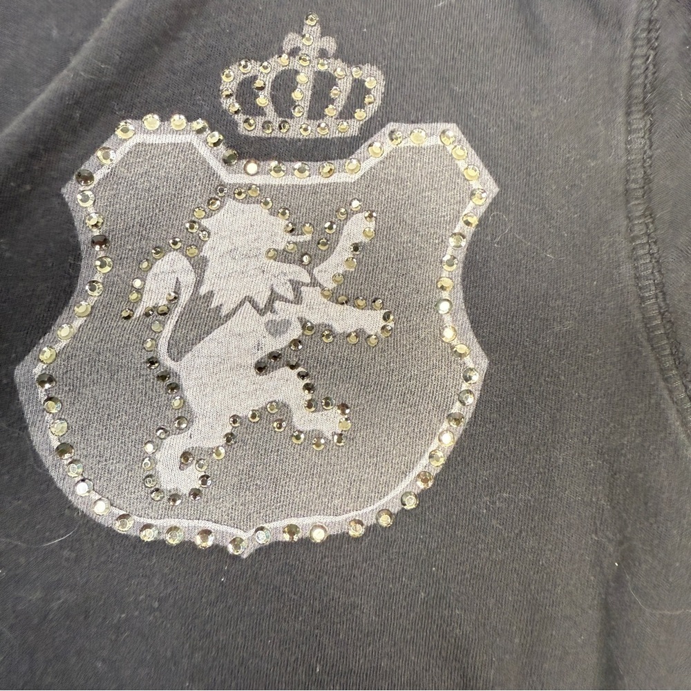 Black Graphic Long Sleeve Top - Picture 4 of 6